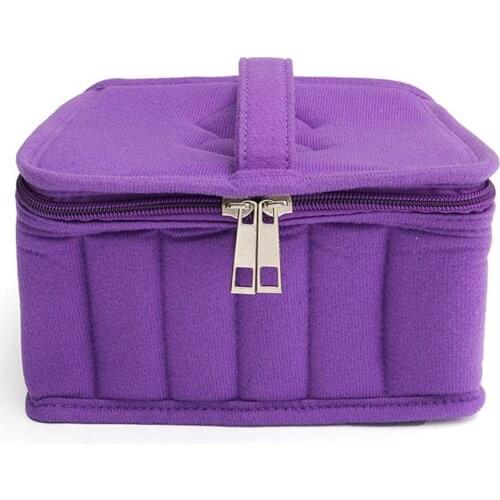 Portable Essential Oil Storage Bag Package High Quality Shockproof Makeup Bag with 30 Small Compartments