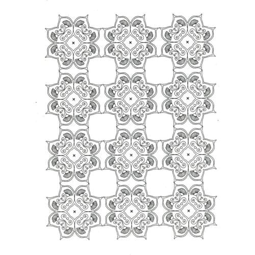 Clear stamp Kaleidoscope symmetry BACKGROUND Scrapbook DIY photo card account rubber stamp transparent stamp Handmade card stamp