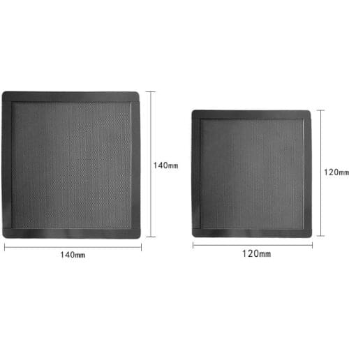 12x12MM/14X14MM Magnetic Frame Dust Filter Dustproof PVC Mesh Net Cover Guard for Chassis PC Computer Case Cooling Fan Accessori