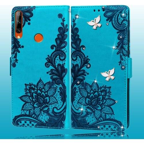 Luxury Leather Case For Huawei P Smart Z Case Bling Cover Honor 9X Case Huawei Y9 Prime 2019 Fundas Coque Honor 9X Pro Y9S Cover