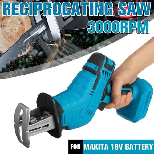 Reciprocating Saw Cordless Electric Saw for Wood Metal Plastic Cutting machine Power Saws 4000rpm/min for Makita 18V Battery