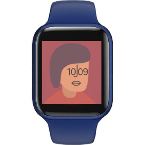 Smochm IWO I8 Pro GPS Series 6 44MM Infinite Screen Wireless Charger Smart Watch Bluetooth Calling for IOS Android