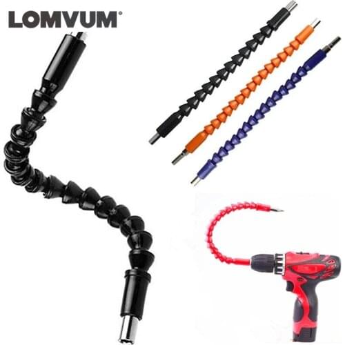 295mm screwdriver Universal shaft Flexible shaft Hex Flex Electric Drill Extention Screwdriver Bit Holder Connect Rod link