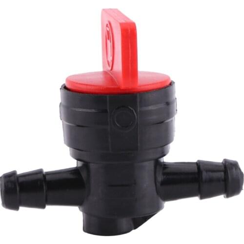 Universal Plastic 6mm Inline On/Off Fuel Tap Fit for 1/4 Pipe Hose