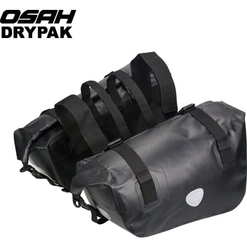OSAH DRYPAK Waterproof Pannier Bags for Motorcycle Motorbike Touring Bag Motorcycle Panniers