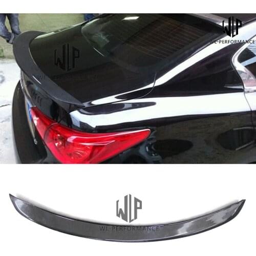 High quality Carbon fiber Car body kit rear spoiler wing Car body kit for infiniti Q50 Car Styling 2014-up