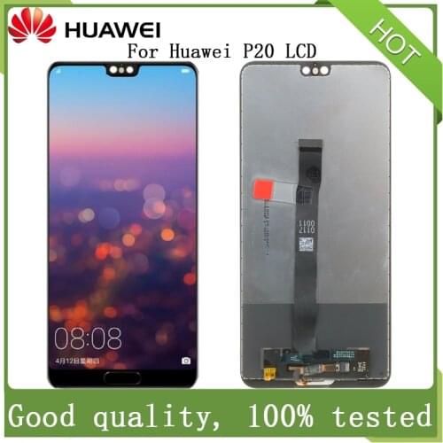 5.8 inch Huawei 100% Original P20 LCD Display For Huawei EML-AL00 EML-L09 EML-L22 EML-L29 With Frame Touch Digitizer Assembly