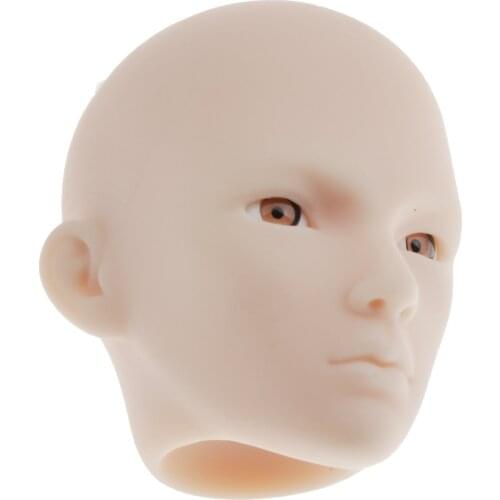 1/6 Vinyl Head Sculpt Makeup Practice Training Doll for 12" Action Figures DIY