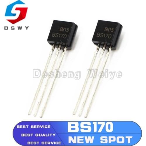 10PCS BS170 TO-92 TO92 New Triode Transistor