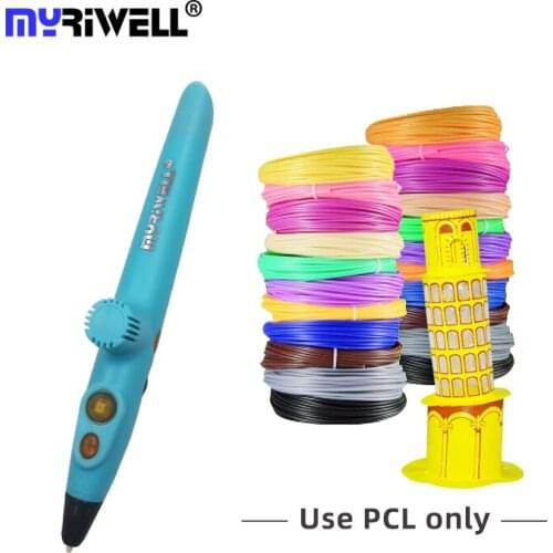Myriwell DIY 3D Pen USB 3D Printing Pen 1.75mm PCL Filament Professional Creativity Toy Gift For Children Kids Design RP-200A