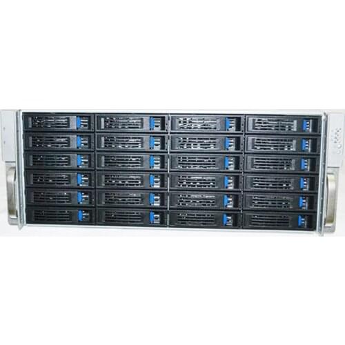 4U Case With 24 Hard Disk Position Hot Plug Case Rack Type Server Case MINI SAS MINI SATA Or SATA3 Interface With Fan