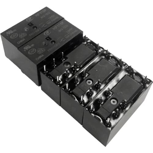5 Pcs 8Pins 12V Mini Power Relay- SPDT Contacts with a 8A Rating (1 ON, 1 OFF)
