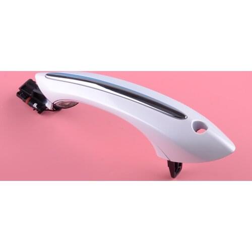 51217231931 Car Front Left White Exterior Door Handle Fit for BMW F07 F10 F06 F11 F12 F01 F02