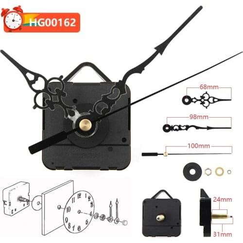 Free Shipping Large Torque Mute DIY Clock Quartz Wall Clock Movement Mechanism Parts Repair Replacement Accessories Home Decor