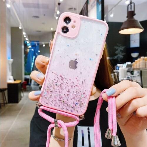 Phone Chain Strap Necklace Lanyard Lanyard Carry Mobile Phone Case Lanyard For SAMSUNG S10 5G E Note 9 8 10 Plus