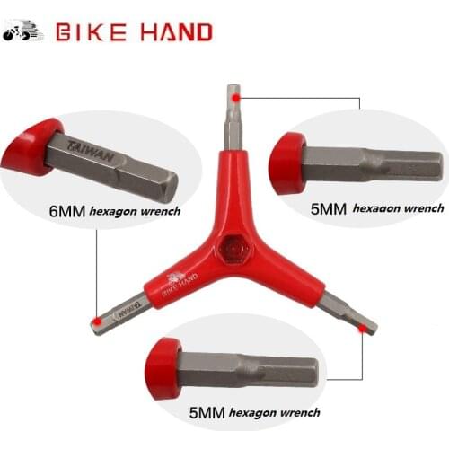 Bicycle Repair Tools Taiwan 5mm 6mm Hexagonal tool Combination wrench kettle Shelves brake tool disassembly and installation