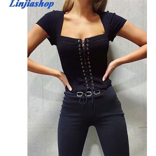 Fashion crop top sexy streetwear solid black camis white women elastic summer tops femme vestidos dropshipping