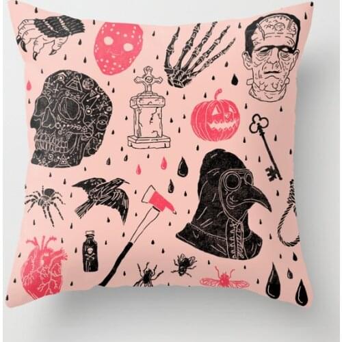 Whole Lot More Horror Decorative Pillowcases Cotton Linen Throw Pillow Case Home Sofa Decor Pillowcase