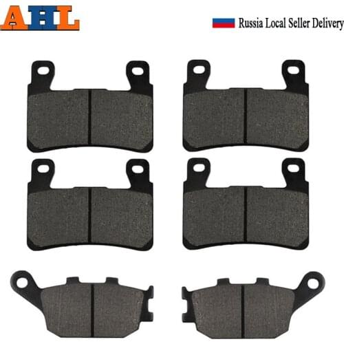 AHL Motorcycle Front and Rear Brake Pads For Honda CBR 600 F4 F4i CBR929 CBR954 FIREBLADE CBR900 RR VTR 1000 SP-1 (SP45) CB1300