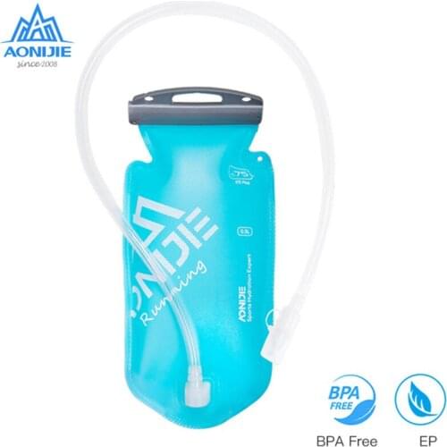 AONIJIE 750ML Hydration Pack Water Reservoir Water Bladder Storage Bag BPA Free For Marathon Trail Running Hiking