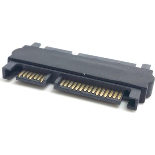 SATA 22 Pin 7+15 Pin Male Plug To Male SATA 22P 7+15P Female Jack Convertor Adapter Components