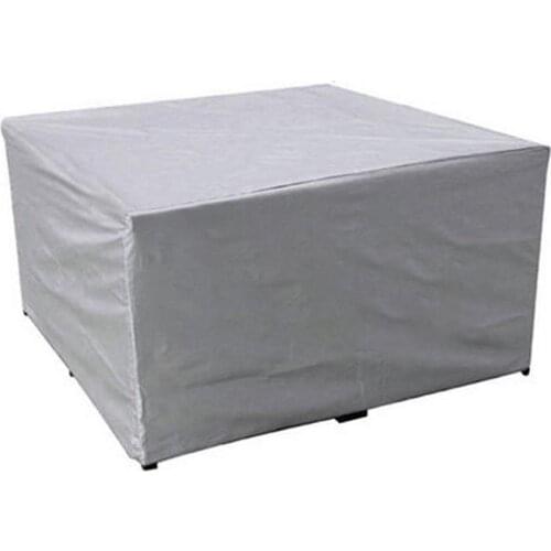 Silver Outdoor Garden Waterproof Furniture Cover Outdoor Windproof Dust Cover Combination Table Chair Furniture Dust Cover