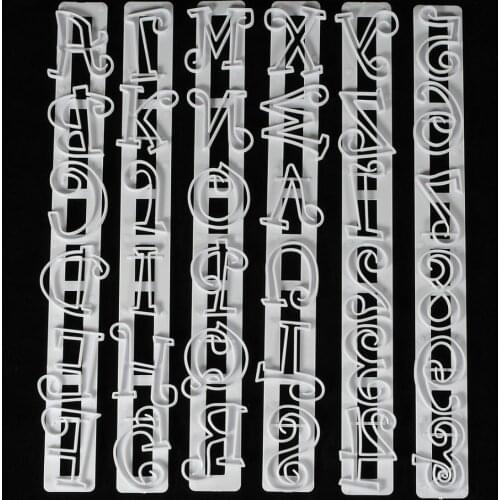 Number Letter Paste Cake Plunger Cutter Gum Baking