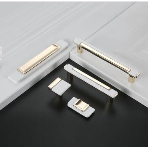 Modern Kitchen Handle Cabinet Knobs and Handles Fashion Drawer Knobs Pulls Furniture Handle Simple Door Hardware