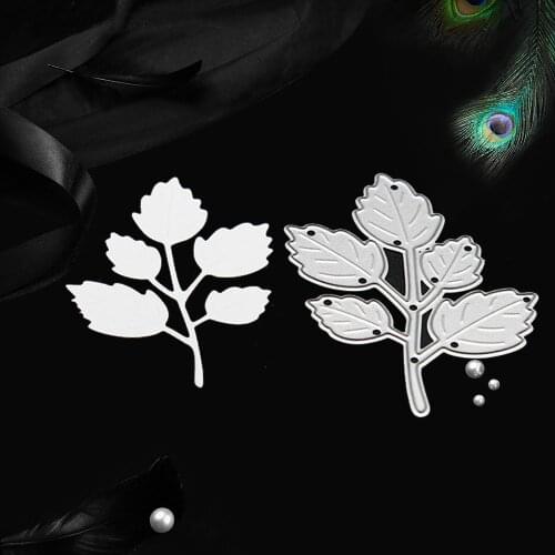 Tree Leaf Metal Cutting Dies Stencils for DIY Scrapbook Photo Album Paper Card Decorative Craft Embossing Die Cuts