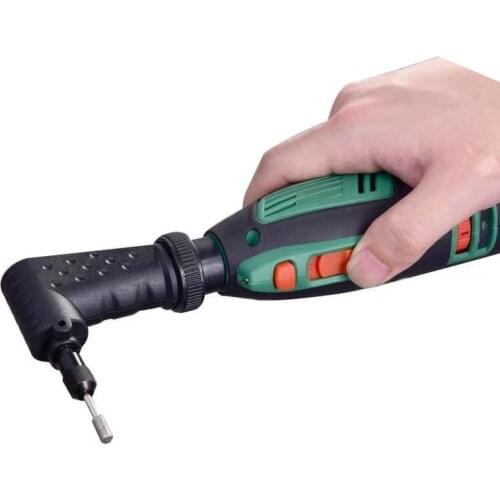 Electric Drill Corner 90 Degree Grinding Right Angle Converter Device Bender Extending Three-jaw Chuck Range Drill Adapter