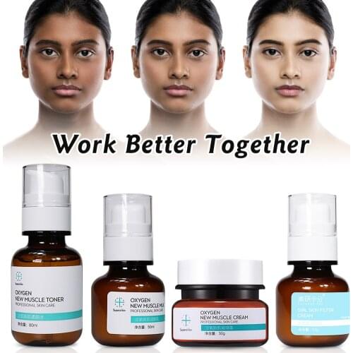 Skin Care Powerful whitening Lotion/Milk/Cream Anti-Aging Anti-Wrinkles Nourish Moisturize Brighten Skin Set for All Skin Women