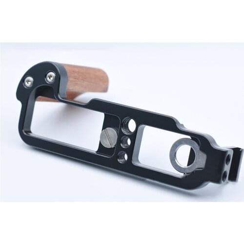 Vertical Clapper Shooting board Wooden Quick Release Plate L Plate Camera Holder handle for Fuji X100V Camera
