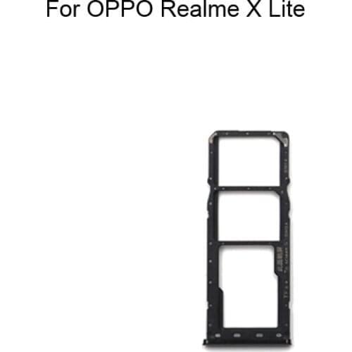 1PC For OPPO Realme X Lite Tested Good Sim Card Holder Tray Card Slot For OPPO Realme XLite Sim Card Holder