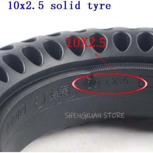 10'' Non-inflatable tyre 10x2.0 honeycomb soild wheel tyre solid tire diy for 10x2 / 2.125 / 2.25 10x2.50 wheel Electric scooter