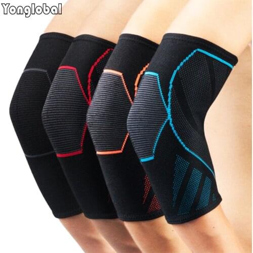 2021 Gym Basketball Elbow Pads for Sports Hockey Mtb Protections Running Arm Sleeve Brace Bandage Motocross Guard Accessories