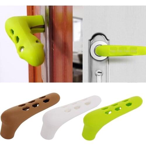 4Pcs Door Handle Cover Protector Anti Collision Anti Static Baby Door Safety