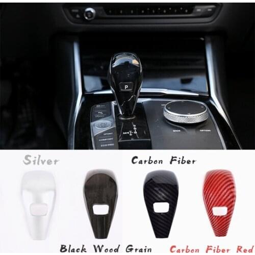 4 styles For BMW G20 G28 3 Series 2020 ABS Car Gear Shift Head Cover Trim Car Accessories