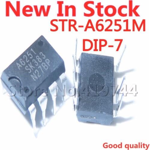 5PCS/LOT A6251 STR-A6251M A6251M DIP-7 LCD power management chip In Stock New Original