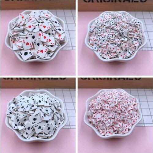 20g Hot Selling Clay Card for Crafts Making, Phone Deco, DIY (big size is about 10mm; small size is about 5mm)