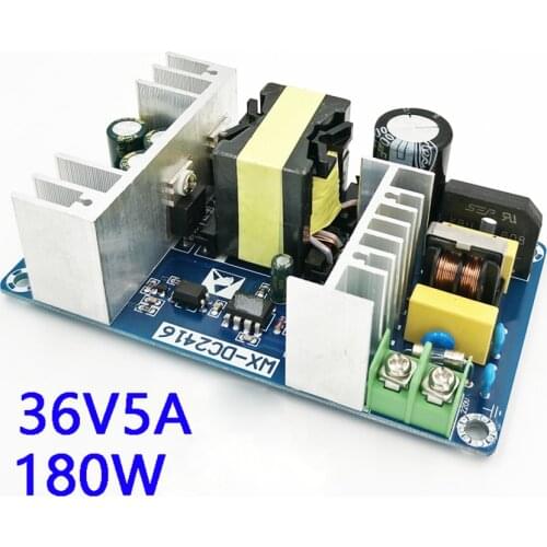 AC-DC Inverter Module Switching Power Supply Board Input AC 100-240V Output DC 36V 5A 180W Power Supply Transformer 110V 220V