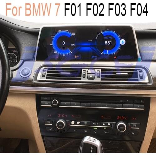 For BMW 7 Series F01 F02 F03 F04 CIC NBT 10.25 / 12.3 Inch Car Stereo Audio Navigation GPS Navi Radio CarPlay 360 BirdView