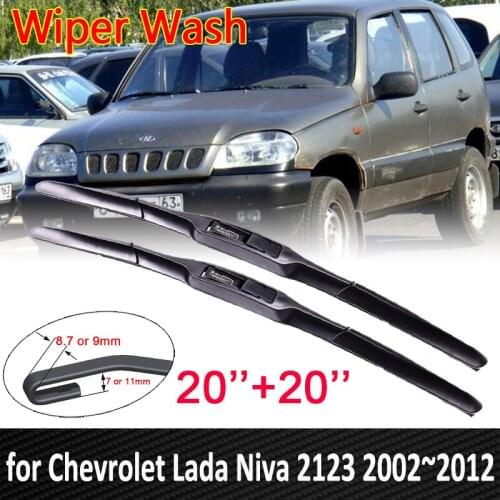 Car Wiper Blade for Chevrolet Lada Niva 2123 2002~2012 2003 2004 2005 2009 2010 2011 Front Windscreen Wipers Car Accessories