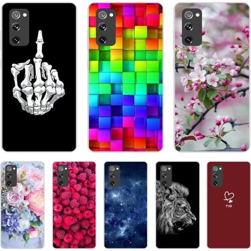 For Samsung Galaxy S20 FE Case 6.5" Tpu Soft Silicon Back Phone Cover For Samsung S20 fe Bumper GalaxyS20 FE S20FE Funda coque
