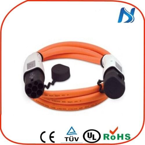 Duosida j1772 to plug 62196-2 type 1 to type 2 ev plug