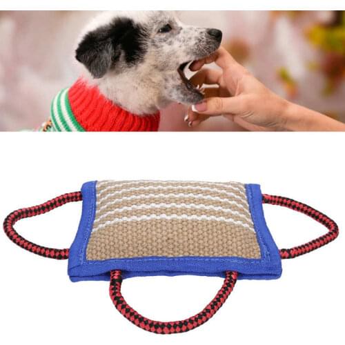 Chewing Biting Interactive Training Bite Toy for Dog Pet Toys Linen Pet Teeth Cleaning Bag for Dog Chewing Toy