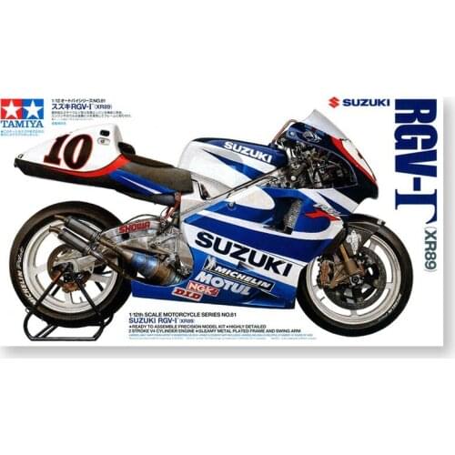 1/12 Tamiya plastic assembly car model Suzuki RGV-T XR89 motorcycle toy static model DIY assembly kit #14081