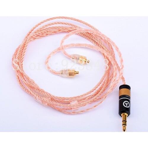 Se535 215 315 846 ue900 upgrade cable single crystal copper silver plated wire