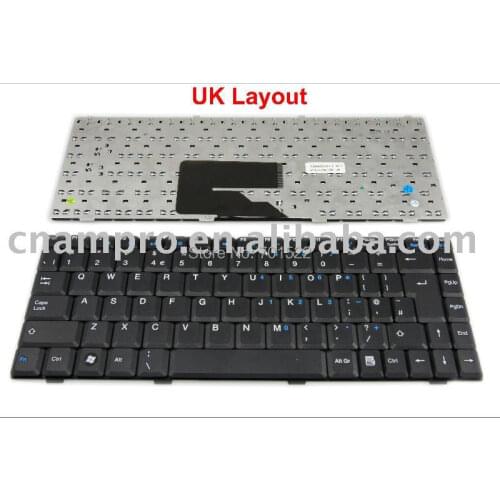 New Laptop keyboards for Fujitsu Amilo Pro V2030 V2035 V2055 V3515 Li1705 L1310 A1655 Black UK* Version - V022422BK1 UK