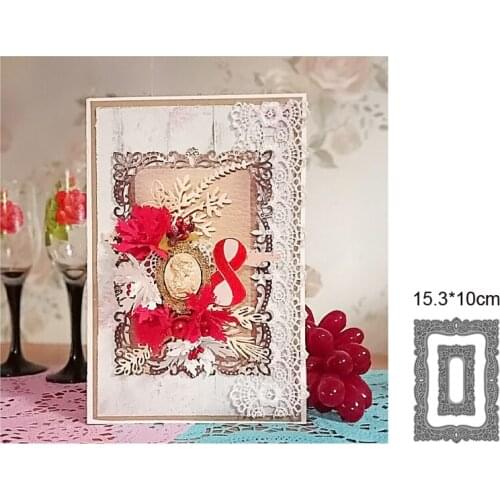 Craft dies layer background frame metal cutting dies cut die mold decoration Scrapbook die knife mould blade punch stencils dies