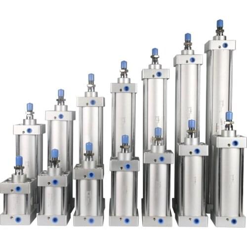 SC80*75 / 80mm Bore 75mm Stroke Compact Double Acting Pneumatic Air Cylinder